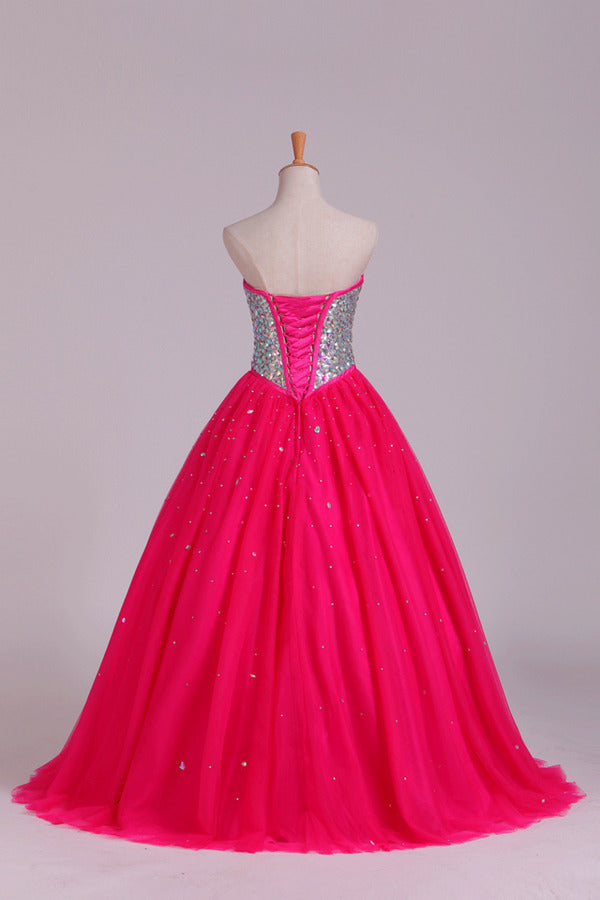 2024 Quinceanera Dresses Sweetheart Ball Gown Floor-Length P38KL21M