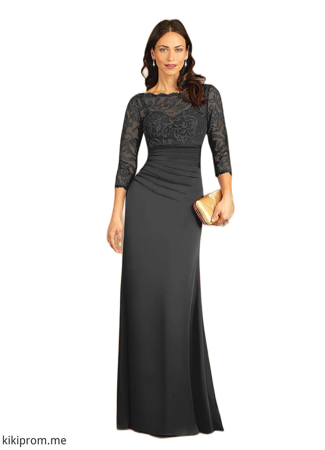 Savannah Mermaid Lace Floor-Length Dress STFP0022682