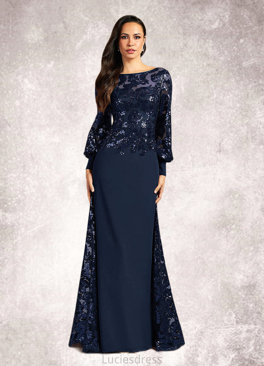 Alexis Mermaid Sequins Lace Floor-Length Dress HFP0022689