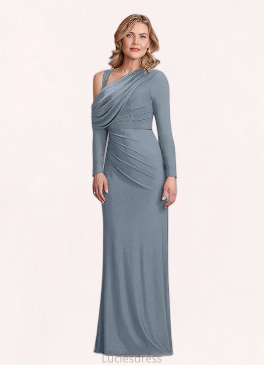 Tia Sheath Lace Luxe Knit Floor-Length Dress HFP0022691