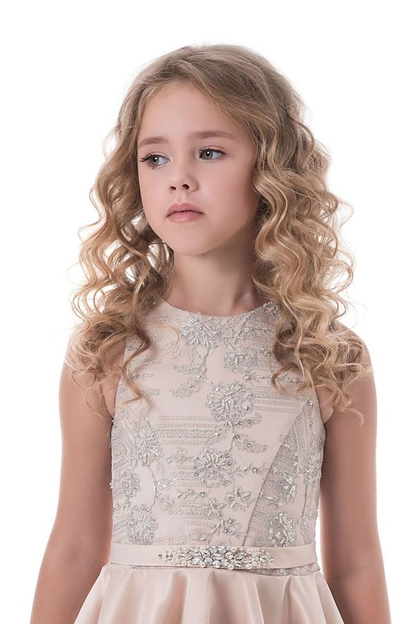 2024 Scoop Flower Girl Dresses A Line Beaded P388G4TB