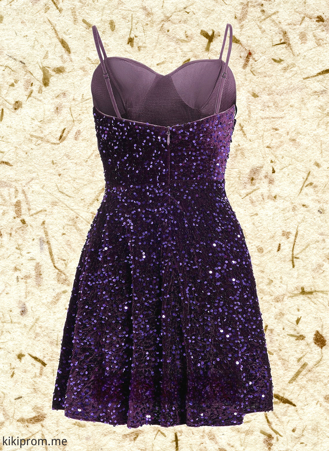 Charity A-line Sweetheart Short Sequin Homecoming Dress HFP0025649