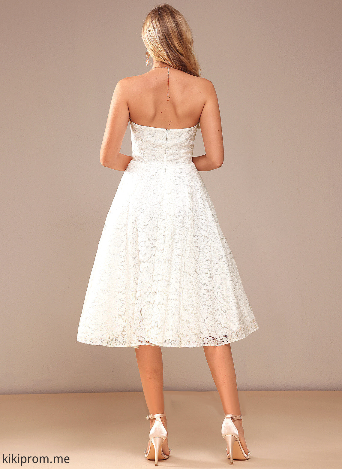 Lace A-Line Wedding Dresses Makenzie Dress Sweetheart Knee-Length Wedding