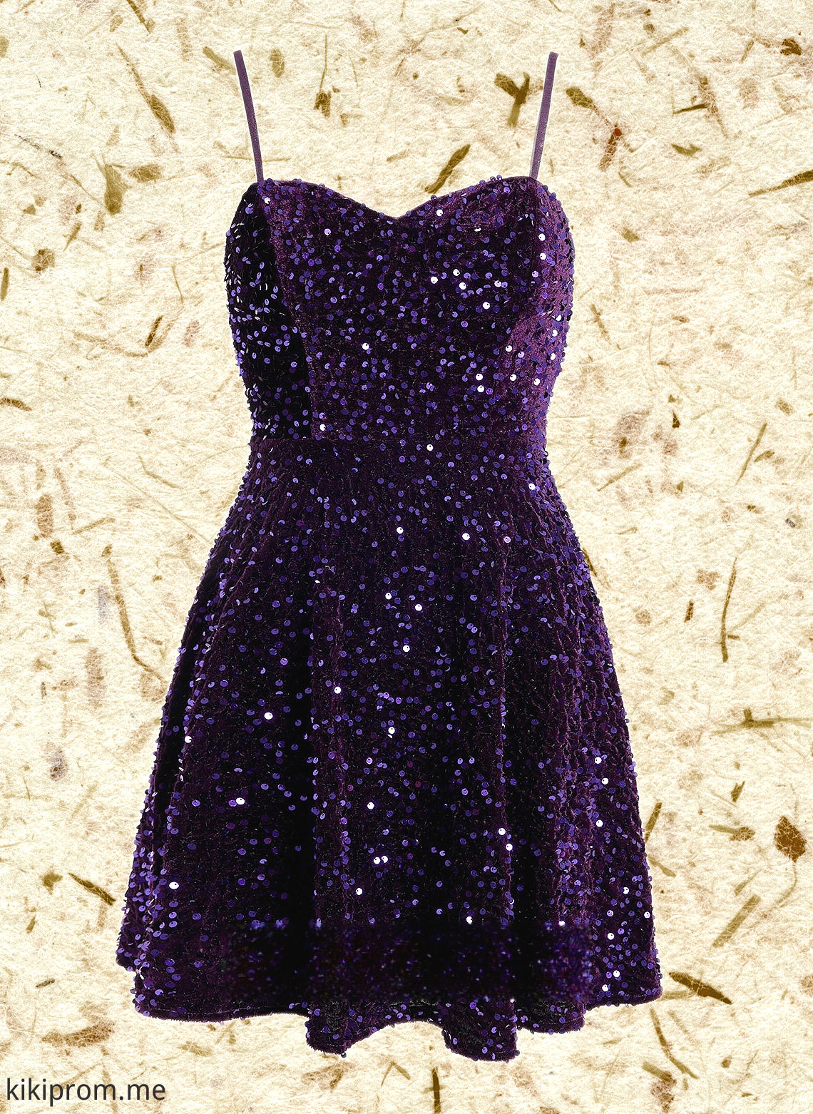 Charity A-line Sweetheart Short Sequin Homecoming Dress HFP0025649