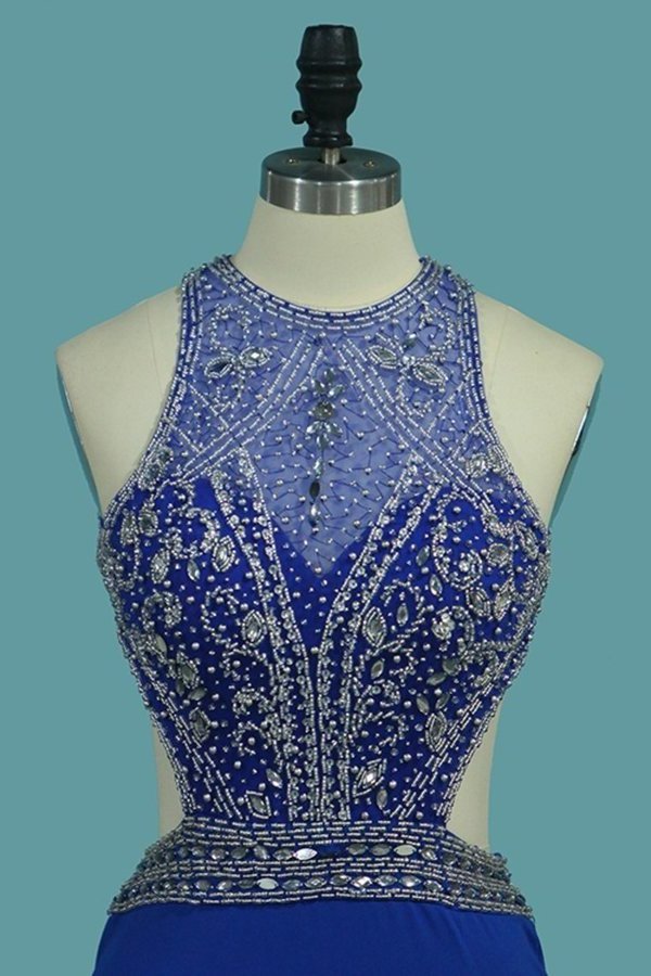 2024 Open Back Scoop With Beads And Slit P269THE6