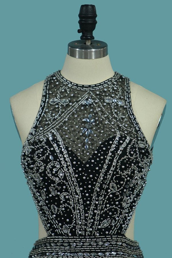 2024 Open Back Scoop With Beads And Slit P269THE6