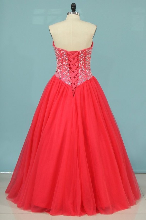 2024 Ball Gown Sweetheart Floor Length Quinceanera Dresses PQ5HCQKK