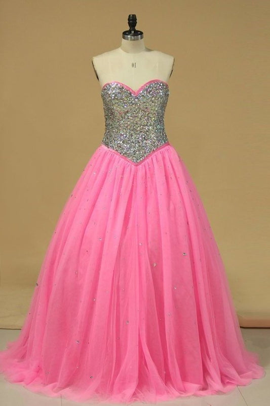 2024 Quinceanera Dresses Ball Gown Sweetheart With PRH2Y474