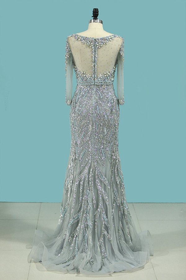 2024 New Arrival Prom Dresses Scoop Mermaid PED6YYT8