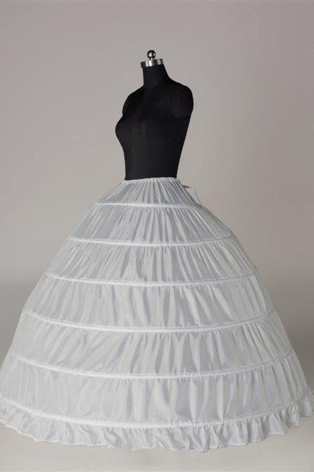 Fashion Wedding Petticoat Accessories White Floor Length