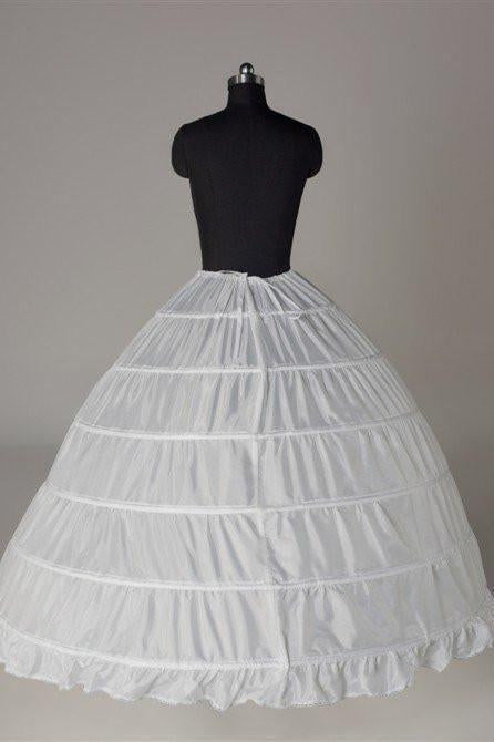 Fashion Wedding Petticoat Accessories White Floor Length