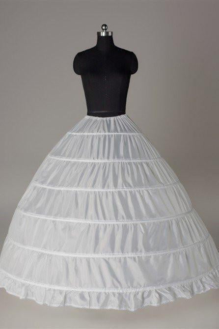 Fashion Wedding Petticoat Accessories White Floor Length