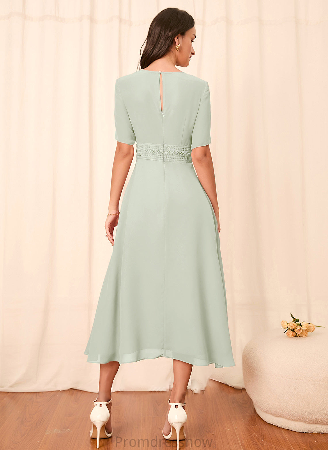 A-Line Sleeve Sleeves Knee-Length Length Straps Silhouette Fabric Nia A-Line/Princess Sleeveless Floor Length Bridesmaid Dresses