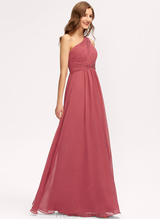 Embellishment Neckline Silhouette Ruffle One-Shoulder Floor-Length Length Fabric A-Line Hanna A-Line/Princess Floor Length Bridesmaid Dresses