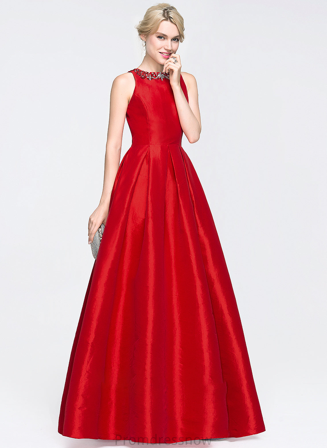 With Prom Dresses Sequins Neck Scoop Taffeta Ball-Gown/Princess Beading Tia Floor-Length