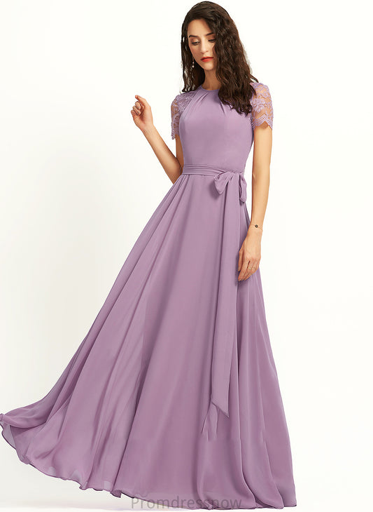 Fabric Silhouette ScoopNeck Length A-Line Neckline Lace Straps Floor-Length Leyla Floor Length V-Neck Bridesmaid Dresses