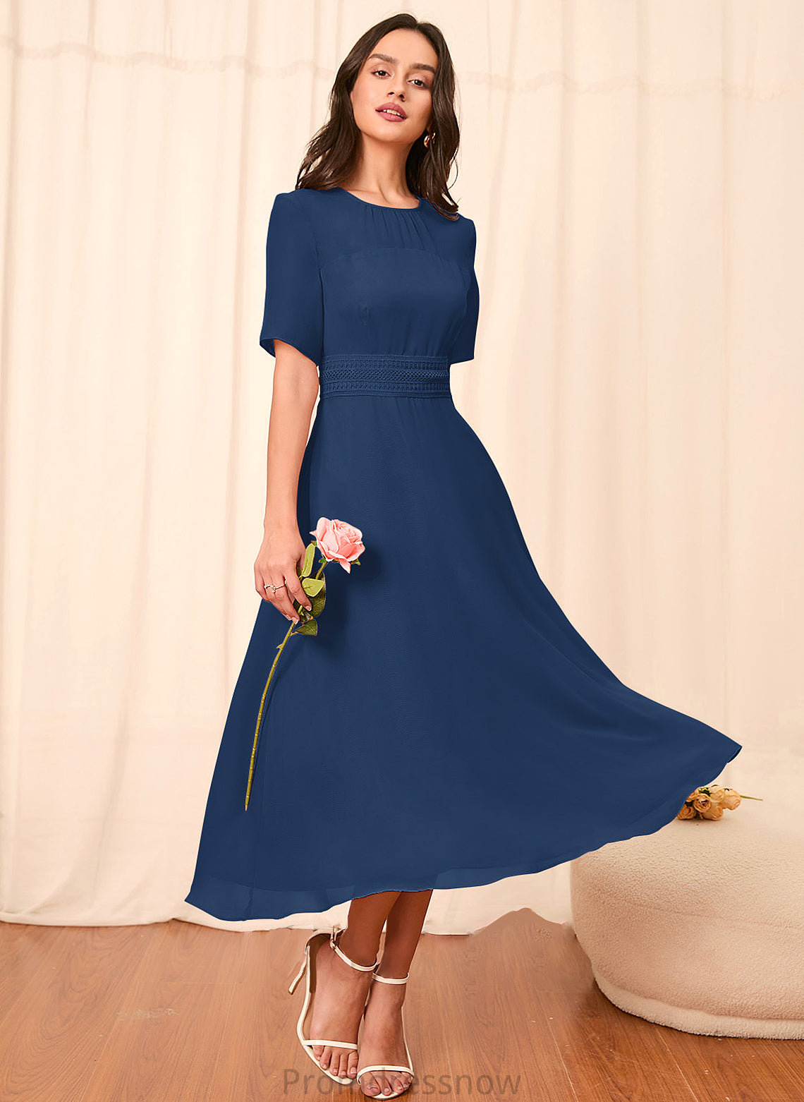 A-Line Sleeve Sleeves Knee-Length Length Straps Silhouette Fabric Nia A-Line/Princess Sleeveless Floor Length Bridesmaid Dresses