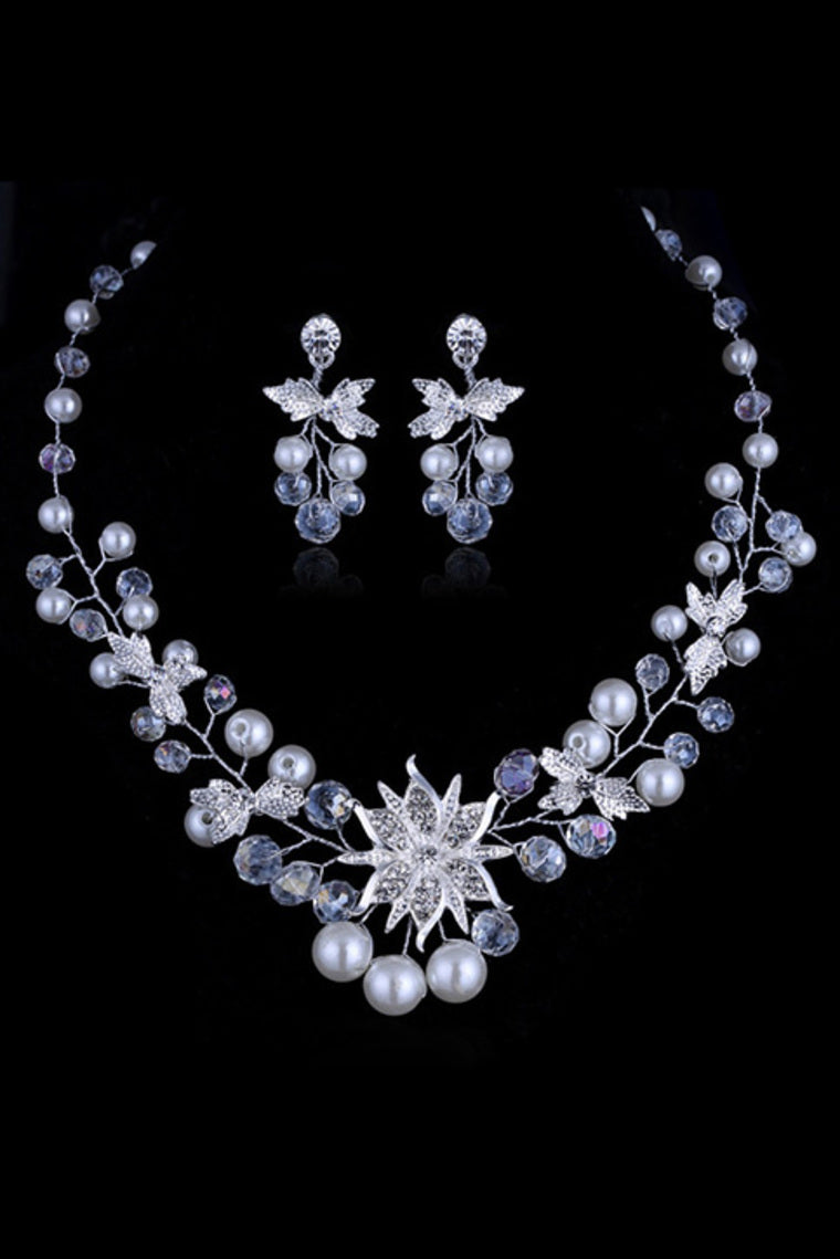 Unique Alloy With Rhinestone Ladies' Jewelry Sets