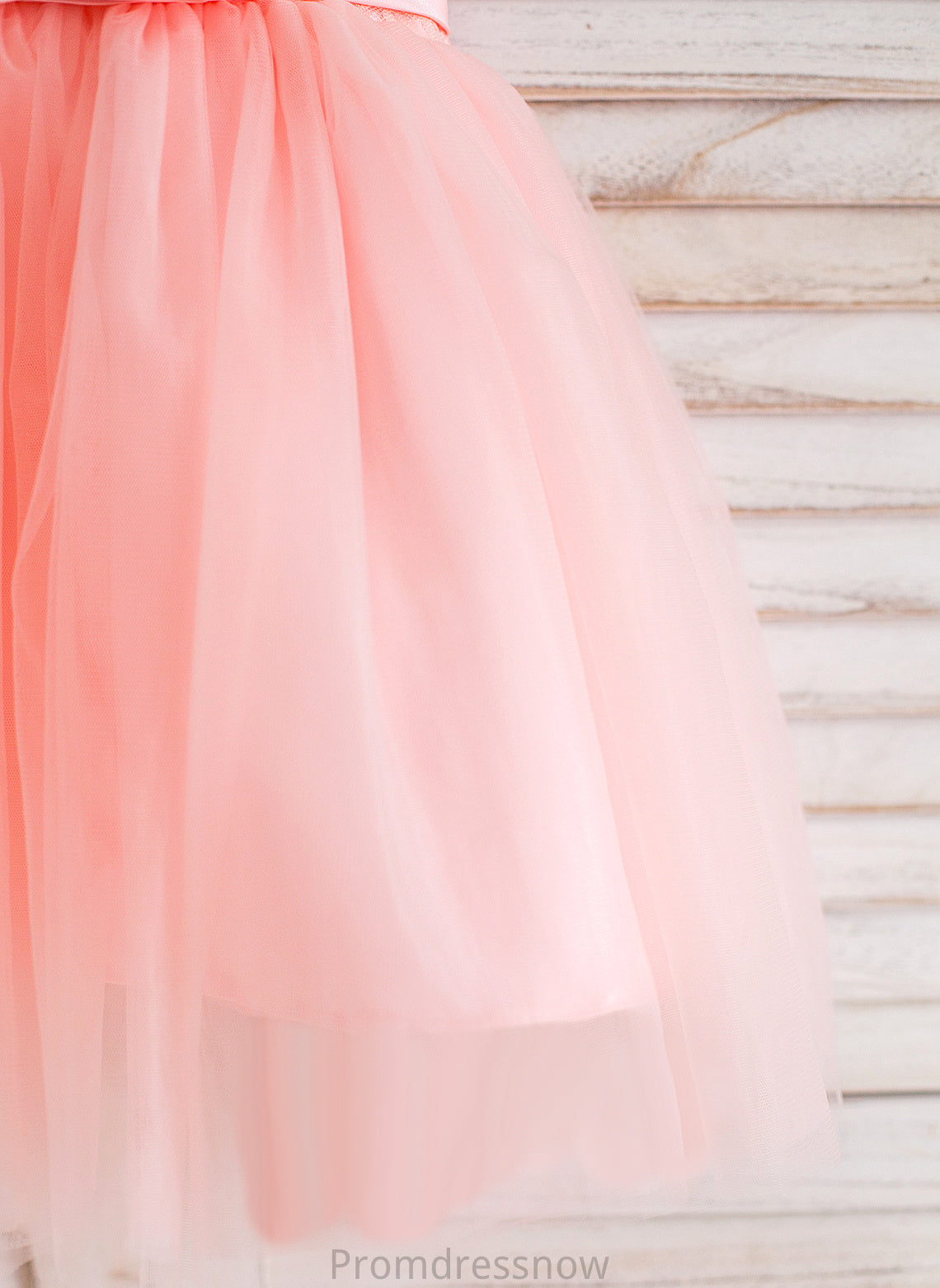 - Knee-length Scoop Ball-Gown/Princess Tulle/Lace Flower Girl Dresses Girl Dress Flower With Sleeveless Neck Bow(s) Zion