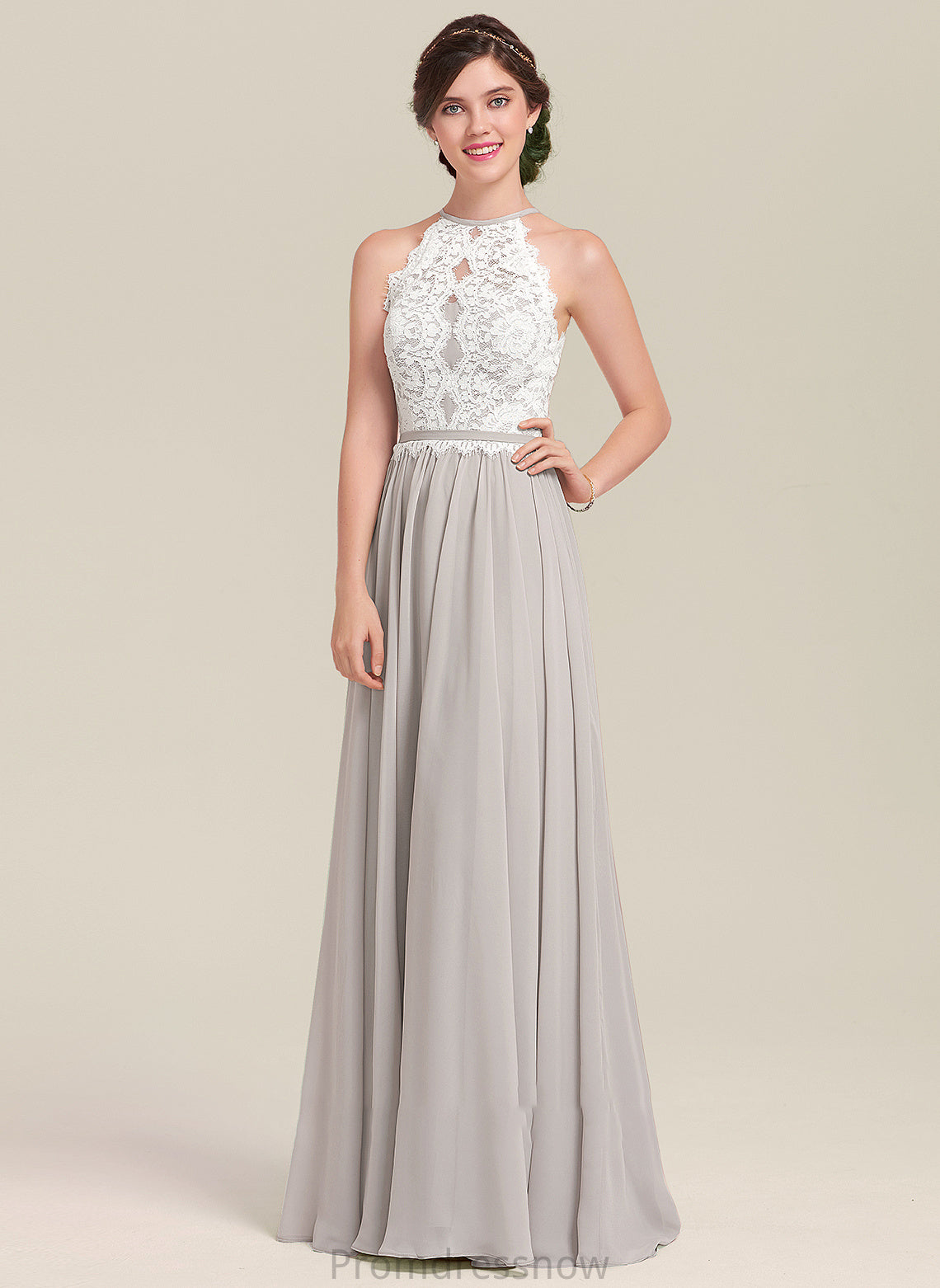 Lace Floor-Length Length Neckline ScoopNeck Straps A-Line Fabric Silhouette Tanya Floor Length V-Neck Bridesmaid Dresses