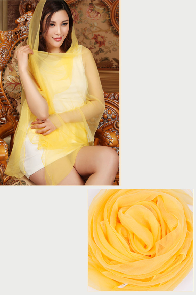 Flowing 30D Chiffon Matching Shawl Size 70*200cm