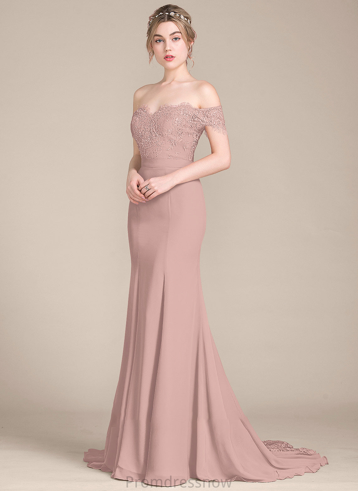 CourtTrain Embellishment Silhouette Sequins Off-the-Shoulder Length Neckline Trumpet/Mermaid Fabric Kenley A-Line/Princess V-Neck Bridesmaid Dresses