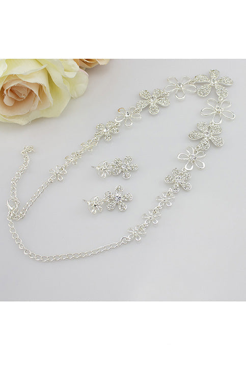 Pretty Alloy Ladies' Jewelry Sets #TL089