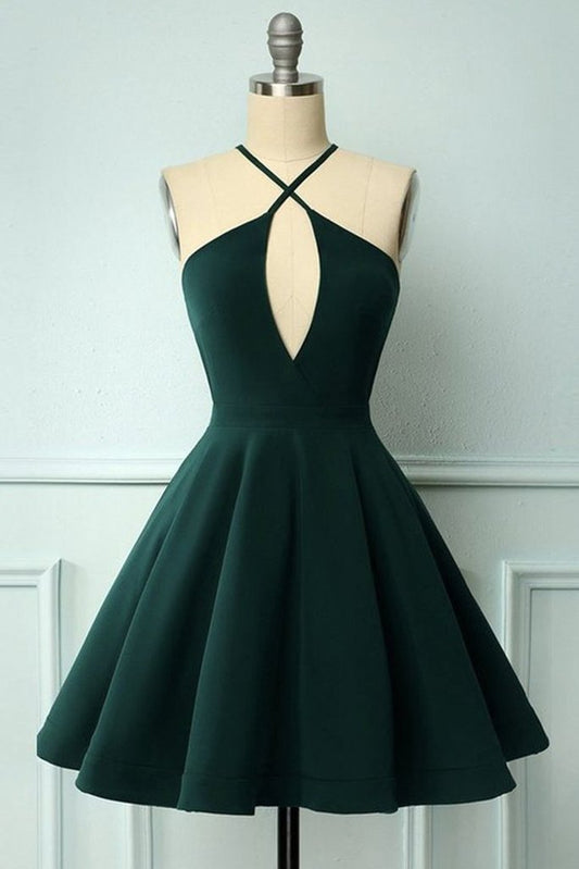 Marley Homecoming Dresses Dark Green Formal Graduation HF12102