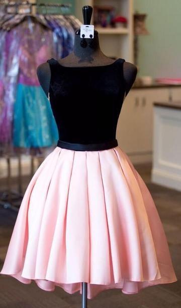 Black Pink Kenya Homecoming Dresses And Short HF2030