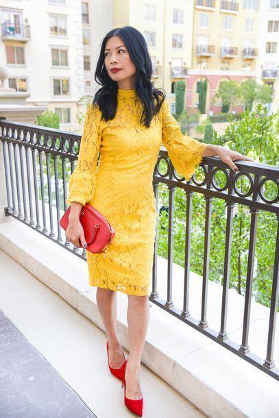 Yellow Long Sleeves Kneen Length Mandy Homecoming Dresses HF23952