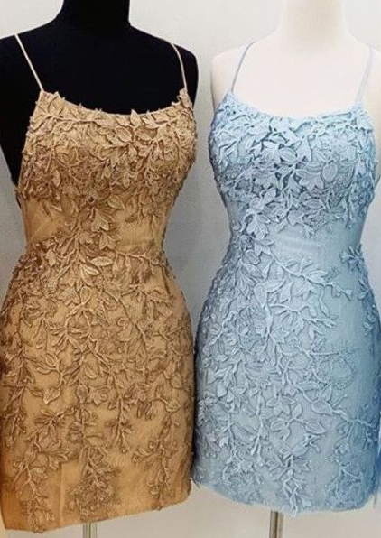 Lace Homecoming Dresses Norma Open Back Bodycon HF3881