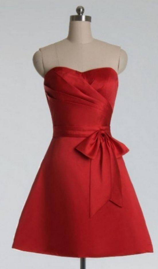 Short Homecoming Dresses Aubrey Bowknot Hot Sale HF4214