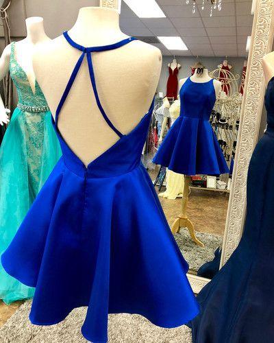 Short Gisselle Homecoming Dresses Royal Blue HF8799