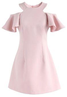 Unique Short Pink Homecoming Dresses Aliyah Satin HF8977