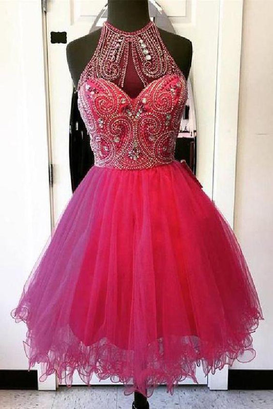 Carleigh Homecoming Dresses Pink Discount Excellent HF9322